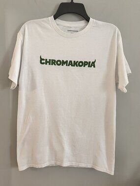 CHROMAKOPIA Tyler The Creator White Graphic T-Shirt Green Logo Size M